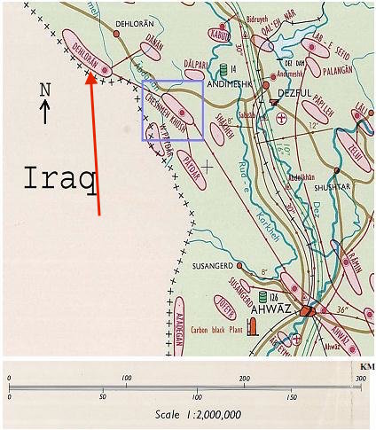 Location of Cheshmeh Khosh oil field MDP of Cheshmeh Khosh oil field final report