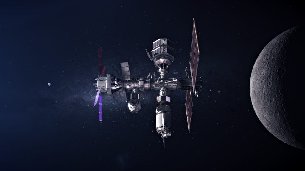 توقيع عقد بمليار دولار بين وكالة الفضاء ناسا وشركة أمريكية لبناء وتشغيل وحدة السكن الخاصة برحلات إستكشاف القمر والفضاء 8 jsc2021e020599-may-26-2021-4k_1-full-view-of-gateway_51205229924_o