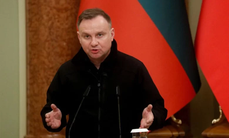 Andrzej Duda Kyiv, Ukraine April 13, 2022. REUTERS Valentyn Ogirenko