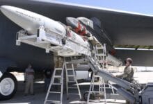 The first test flights of the ARRW, designated AGM-183, were scheduled for March 2021. Captive-carry tests were completed last summer and fall. Giancarlo Casem/USAF