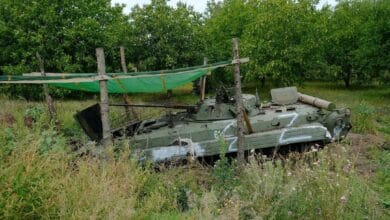 Russian armoured fighting vehicle captured by the Ukrainian Armed Forces - 11-9-2022 - REUTERS
