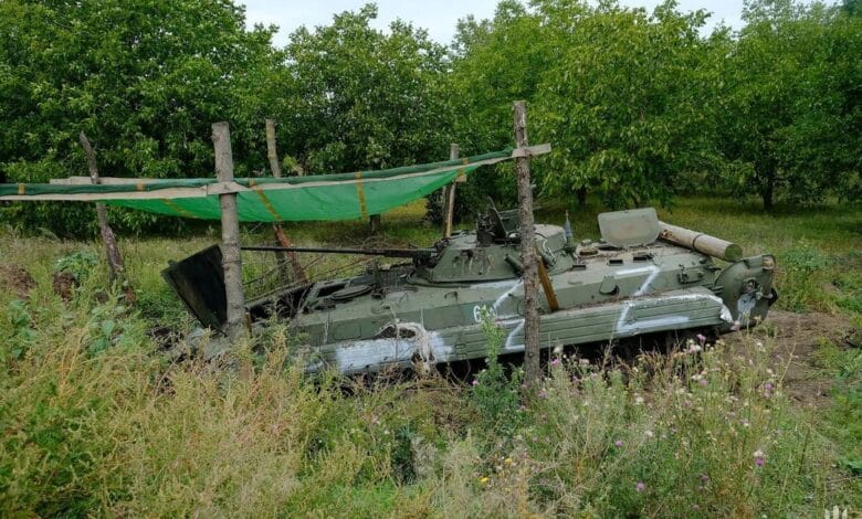Russian armoured fighting vehicle captured by the Ukrainian Armed Forces - 11-9-2022 - REUTERS