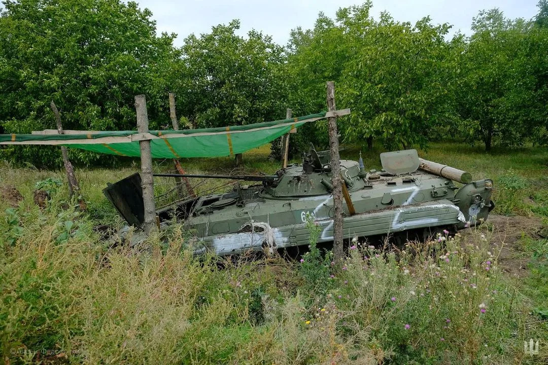 Russian armoured fighting vehicle captured by the Ukrainian Armed Forces - 11-9-2022 - REUTERS
