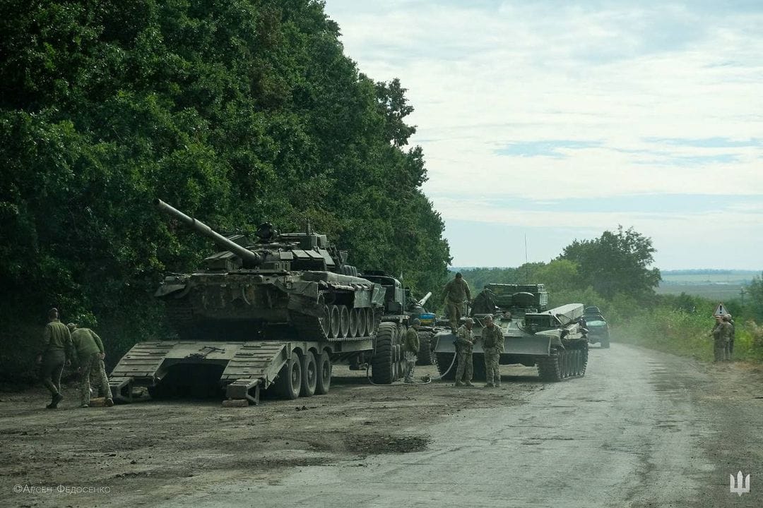 Russian tank captured during a counteroffensive operation - 11 -9-2022 - REUTERS