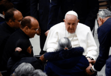 weekly general audience at the Vatican February 15, 2023. REUTERS:Yara Nardi