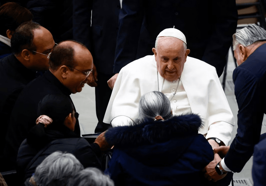 weekly general audience at the Vatican February 15, 2023. REUTERS:Yara Nardi