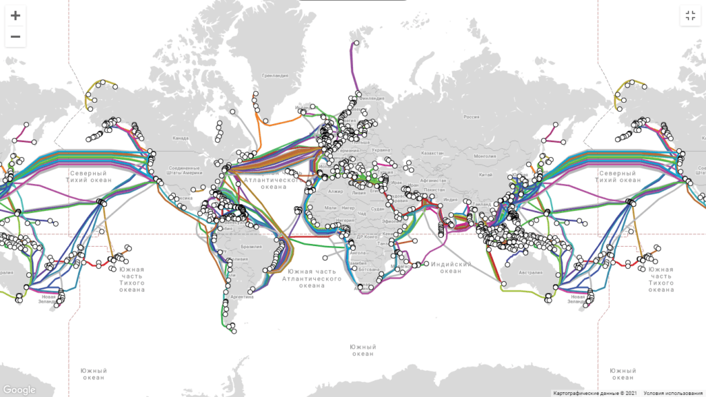 submarine cable map