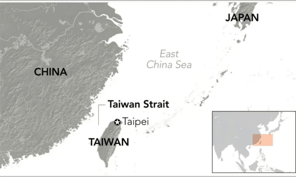 Taiwan Strait Map