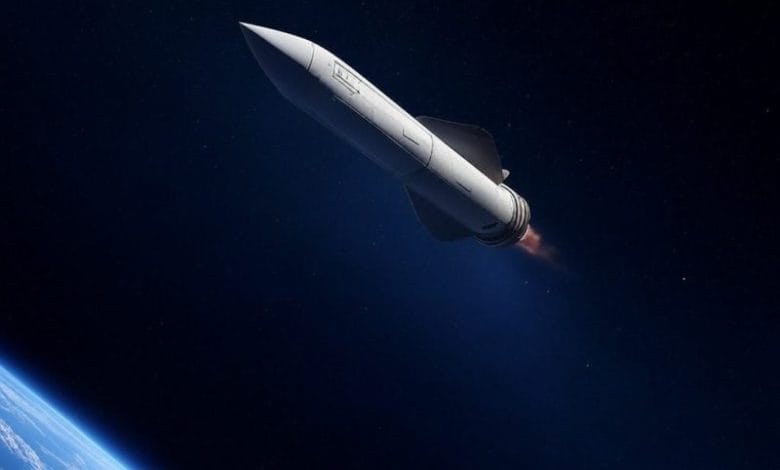 missile in space