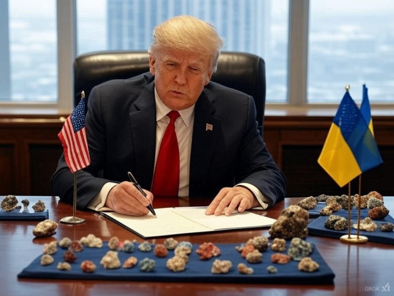 الولايات المتحدة و أوكرانيا أتفقا على إسثتمار المعادن الثمينة مقابل الدعم العسكري والأمني 1 US-Ukraine Minerals deal