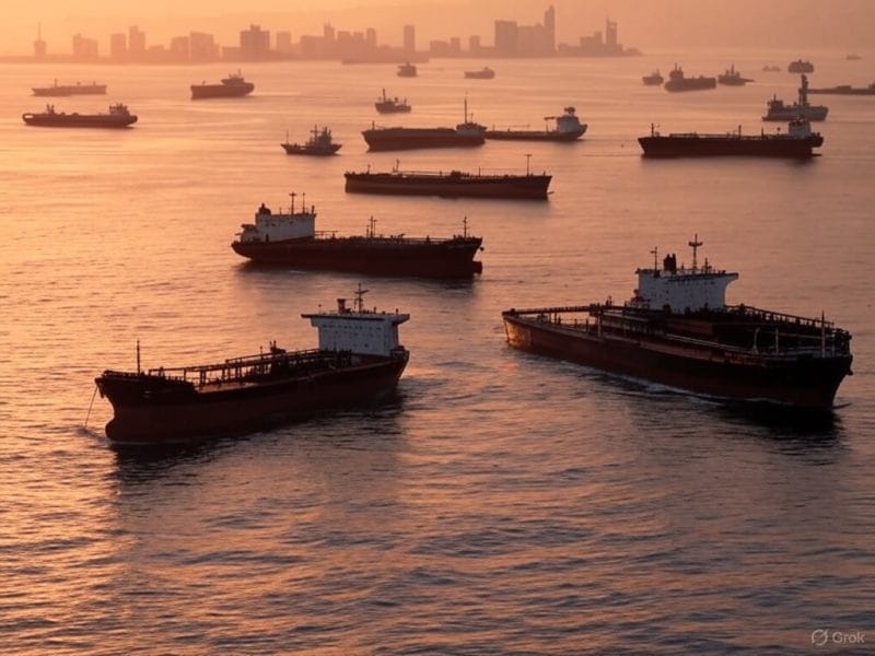 أثار العقوبات الأمريكية الأخيرة على صادرات إيران النفطية للصين 2 oil tankes