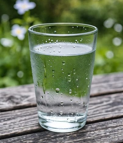 glass of water